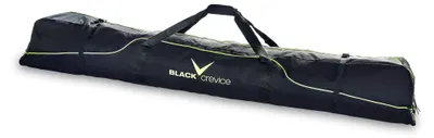 Productafbeelding van BLACK CREVICE - Skihoes/Skikoffer/Skibag voor 3 paar ski's tot 190 cm | Kleur: Zwart/Geel