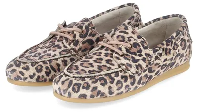 Productafbeelding van Tamaris damesschoenen, bootstijl, bruin, leer, maat: 36