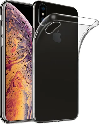 Produktbild von wortek iPhone X XS Hülle Handyhülle Schutzhülle Silikon TPU Soft Case - Ultra Dünn | Transparent Durchsichtig | mit Kamera-Schutz