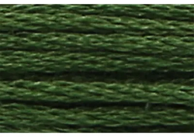 Image de Fil à tricoter Anchor Sticktwist, 8 mètres, vert clair, en coton, couleur 1044, 6 brins