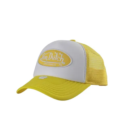 Produktbild von Von Dutch Originals Trucker Cap TAMPA - FOAM White/Yellow