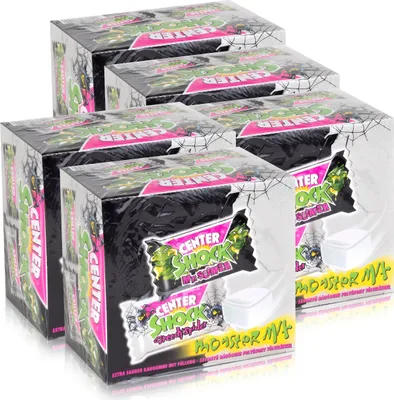 Produktbild von Center Shock Monster Mix 100 Stück - Extra saure Kaugummifüllung (5er Pack)
