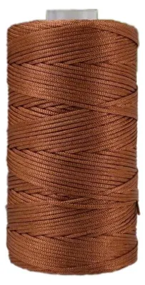 Produktbild von Feines Häkelgarn Hanfseide Dunkelbraun 100g