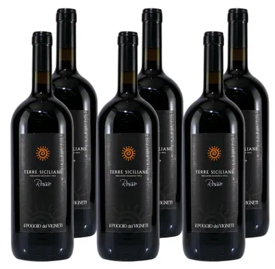 Produktbild von Terre Siciliane Rosso IGT -trocken- (6 x 1,5L)