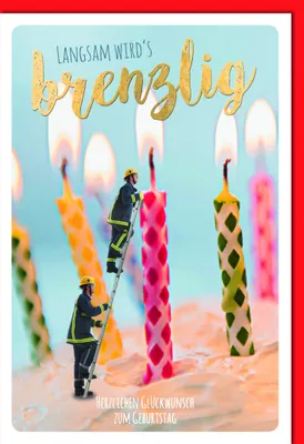 Produktbild von Geburtstag - Glückwunschkarte im Format 11,5 x 17 cm mit Umschlag