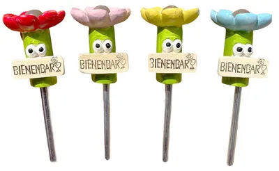 Bienen-Trinkbecher 4er-Set, Insekten-Trinkstation für den Garten