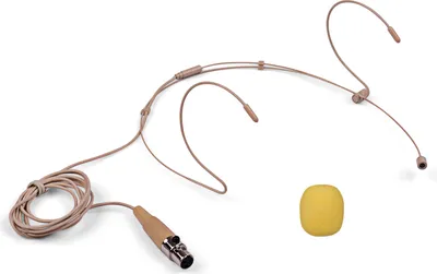 Produktbild von Leichtes Headworn-Headset-Mikrofon Kondensatormikrofon 3-poliger Mini-XLR-Stecker fuer drahtlosen Bodypack-Sender