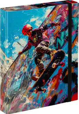 Zdjęcie produktu dla BAAGL Teczki na zeszyty szkolne A5 Skatepark