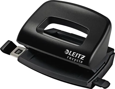 Produktbild von Leitz 50100095, 10 Blätter, Schwarz, Kunststoff, 8 cm, 5,5 mm, A4