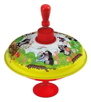 Obrázek produktu pro Káča točící Krtek kov/plast 19cm 18m+