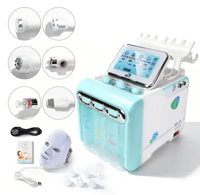 Produktbild von Hydrodermabrasionsgerät - Gesichtsbehandlungsgerät - 7-in-1 - Wasserpeeling - Sauerstoffstrahl - Tiefenreinigung - 220 V