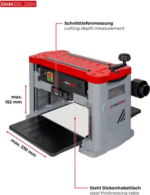 Image de Holzmann DHM330_230V Dickenhobelmaschine