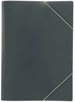 Produktbild von Elba Span folder, PP Anthracite, 23 cm, 31,5 cm, Silber, 10 Stück