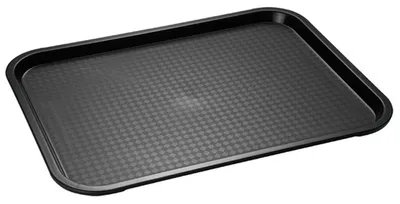 Immagine prodotto di APS Fast Food-Tablett, schwarz, Höhe: 25 mm, Länge: 450 mm, Breite: 355 mm