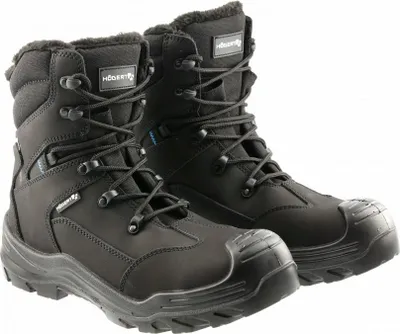 Produktbild von Högert isolierte Winter-Sicherheitsstiefel S3L FO SR mit Fleecefutter schwarz "Jorg" 44