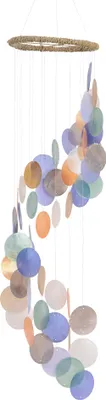 Produktbild von Windspiel Mobile Capiz Muschel 62x14,5cm Perlmutt Bunt