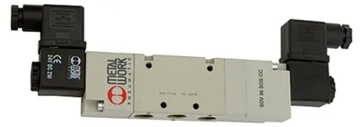 Produktbild von Riegler 5/3-Wegeventil, elektropneu., Mitte entlüft., G 3/8, 110 V AC