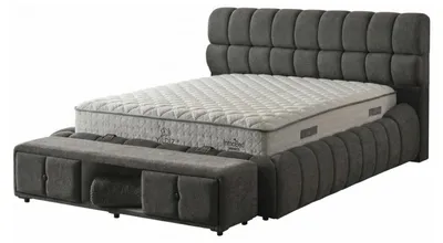Produktbild von Yildiz Bett Set mit Stauraum, Liegefläche:180x200, Produkt:Bett Set (mit Matratze)