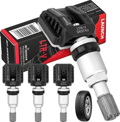 Zdjęcie produktu dla Czujnik TPMS, kompatybilność 315MHz/433MHz, wysoka dokładność działania, 4 części metalowe