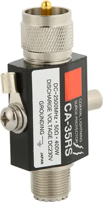 Image de Parafoudre coaxial UHF 400 W mâle vers femelle pour antenne