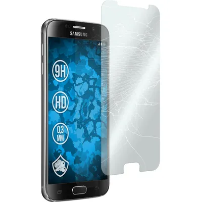 Produktbild von 3er-Pack PhoneNatic Glas-Folie klar  kompatibel mit Samsung Galaxy S6 - Panzerglas für Galaxy S6
