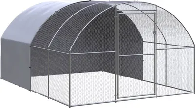 Zdjęcie produktu dla Klatka zewnętrzna dla kurcząt, 3x4x2 m, stal galwanizowana
