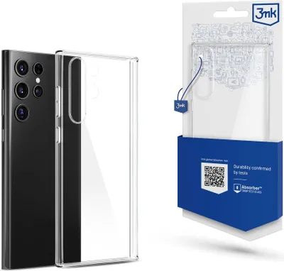 Produktbild von 3mk Schutzhülle Clear Case Cover für Samsung Galaxy S23 Ultra transparent backcover