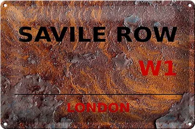 Produktbild von Blechschild London 30x20cm Savile Row W1