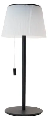 Productafbeelding van Tafellamp Scordiano zwart met wit solar
