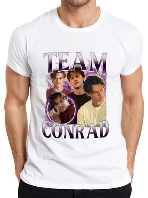 Productafbeelding van Team Conrad Fan, Cadeau, Fanclub, Serie "The Summer I Got Pretty", Heren T-shirt, Wit, Maat L