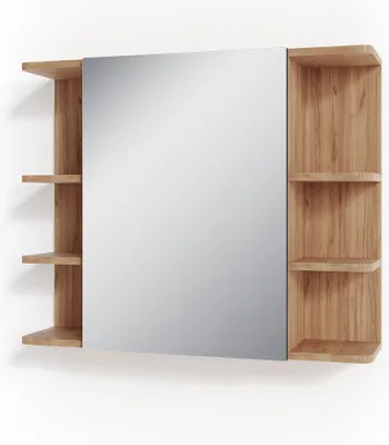 Produktbild von Vicco Koupelnová zrcadlová skříňka Fynn, 79.6 x 64 cm, Zlatý mocný dub/Antracit