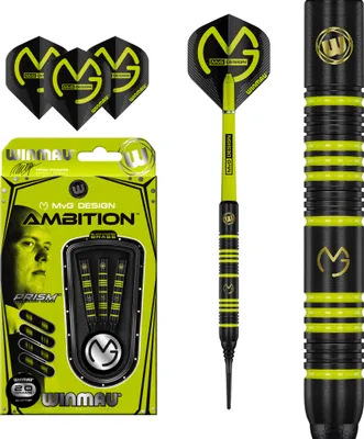 Produktbild von Winmau 2237.20, Dart-Zubehör-Set, Schwarz, Grün, Nylon, Erwachsener, 536 mm, 8 mm