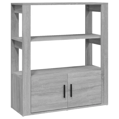 Produktbild von Sideboard Grau Sonoma 80x30x90 cm Holzwerkstoff
