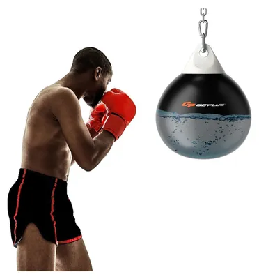 Productafbeelding van Watergevulde Bokszak - Bokszak - Punching Bag - Trainingszak - Kickbokszak - Lekvrij Ontwerp