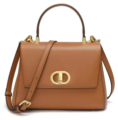 Image de Sac à main en cuir pour femmes, avec bandoulière amovible