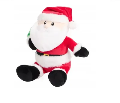 Produktbild von Weihnachtsmann Geschenk Weihnachtliches Kuscheltier Weihnachtsplüsch 30 cm Fest