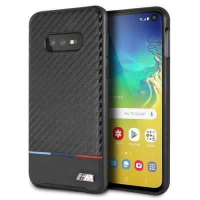 Zdjęcie produktu dla Etui hardcase BMW BMHCS10LPUCARTCBK S10e G970 black/czarny Carbon