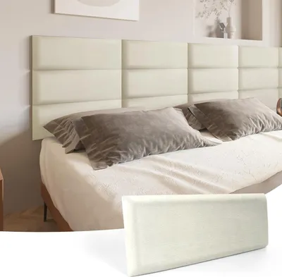 Produktbild von Wandpaneele Art3d - samtperlen Kopfteil 25x60 cm 12 Stück
