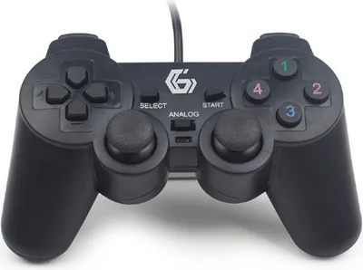 Produktbild von GEMBIRD Gamepad Dual USB Vibration 10 Tasten 2Sticks
