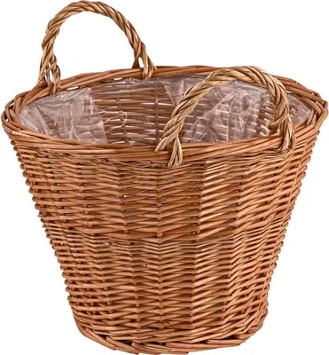 Produktbild von Pletený košík z vŕbového prútia s fóliou 40 cm