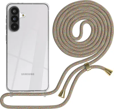 Produktbild von EAZY CASE Handykette mit Hülle für Samsung Galaxy A56 Backcover Handykette, zum Umhängen in Bunt