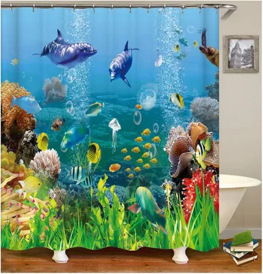 Image de Rideau de douche 120x180 cm, pour salle de bain, imperméable, résistant à la moisissure, 100% polyester