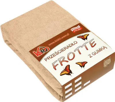 Produktbild von Frottee-Spannbetttuch Beige 200x220 cm Baumwolle