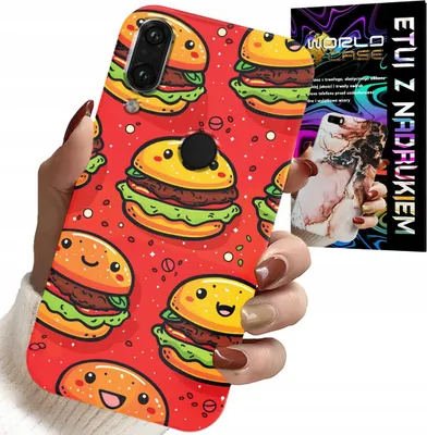 Produktbild von Fall Für Xiaomi Note 7 - Süsse Lächelnde Burger Abdeckung