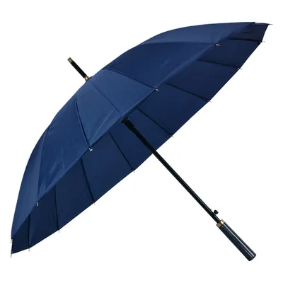 Produktbild von Clayre & Eef Erwachsenen-Regenschirm Ø 100 cm Blau Polyester
