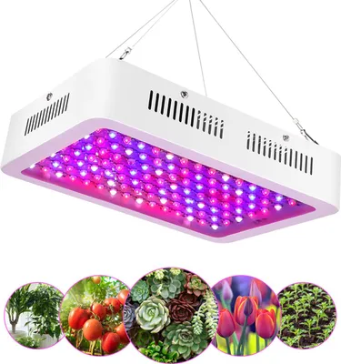 Obrázok produktu pre 120W LED svetlo na pestovanie rastlín s plným spektrom dvojitých spínačov pre vnútorné rastliny Veg a kvety