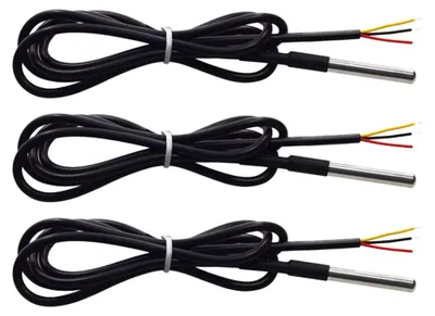 Productafbeelding van Set digitale temperatuursensoren voor automatisering, 1 meter kabel