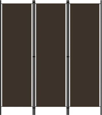 Produktbild von 3-tlg. Raumteiler Braun 150x180 cm