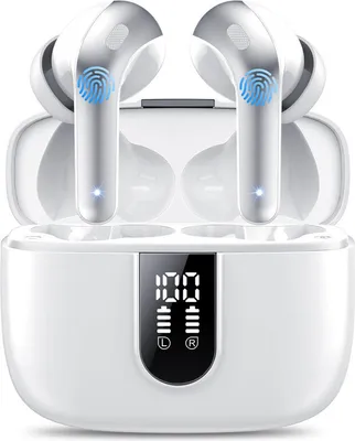 Produktbild von Bluetooth Kopfhörer, In Ear Kopfhörer, AMA derselbe Bestseler Kabellos Bluetooth 5.3 mit 50H, Kabellose Kopfhörer Noise Cancelling Earbuds, mit 4 ENC