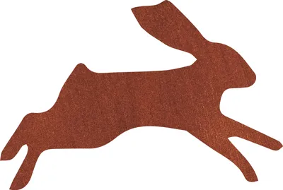 Produktbild von Gartendekoration Hase Aus Cortenstahl, Patiniert, Figur Grosses Kaninchen